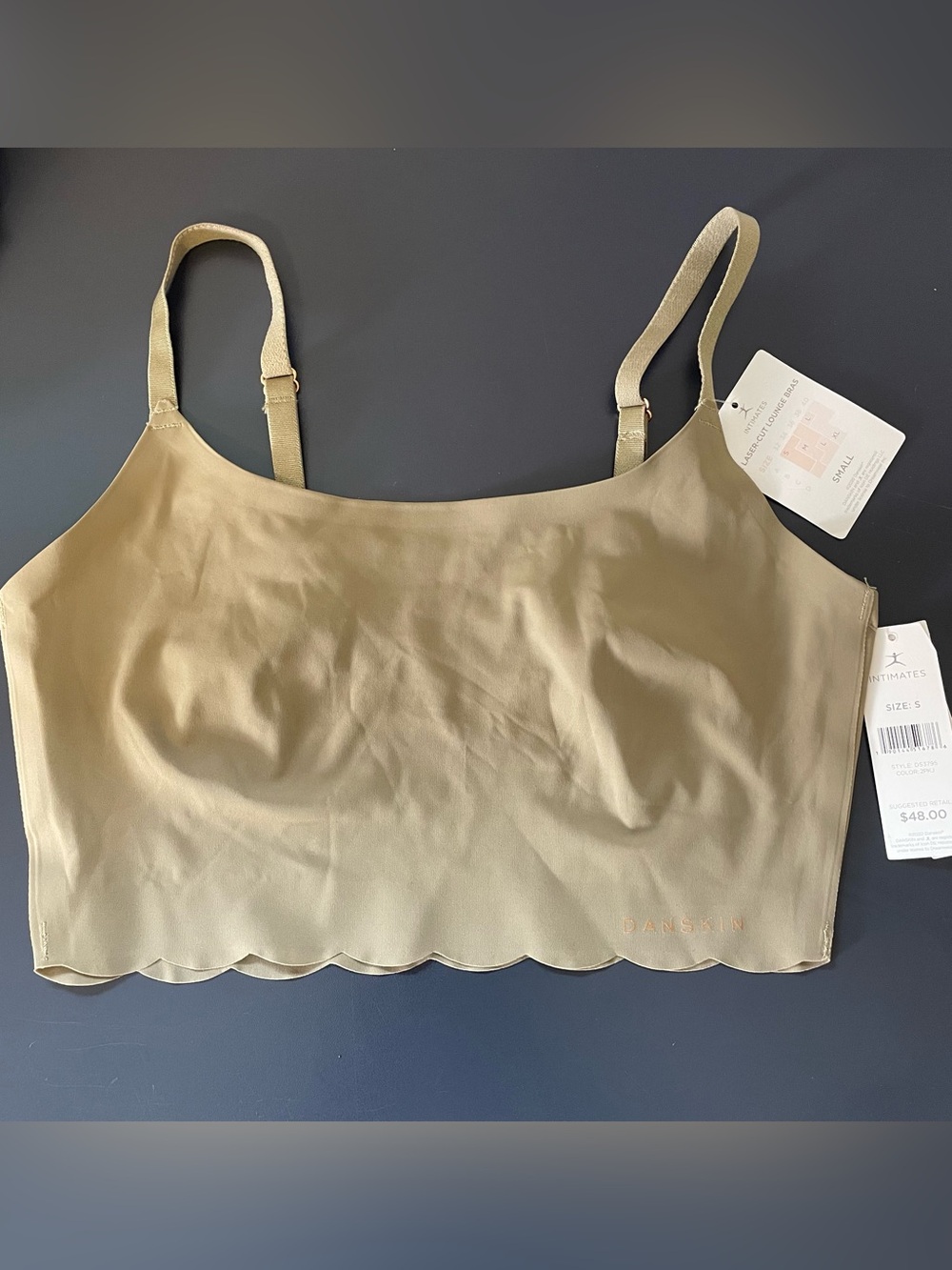 Danskin nude bralette size small new with tags